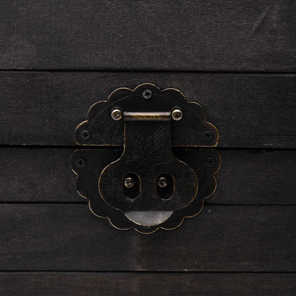 Storage Chest Solid Wood Vintage Style 120X30X40 Cm