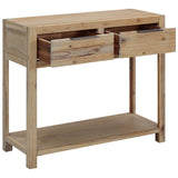 Console Table 82X33X73 Cm Solid Acacia Wood