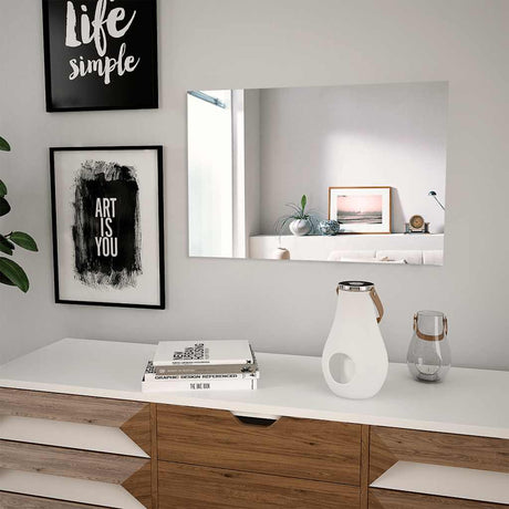 Wall Mirror Square Glass