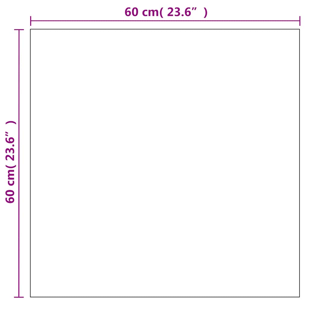 Wall Mirror Square Glass
