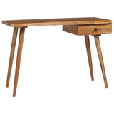 Writing Table Solid Acacia Wood 110X50X76 Cm