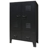 Wardrobe Metal Industrial Style 67X35X107 Cm