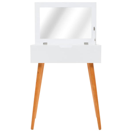 Dressing Table With Mirror Mdf 60X40X75 Cm
