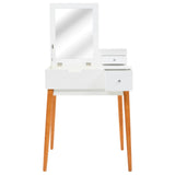 Dressing Table With Mirror Mdf 60X50X86 Cm