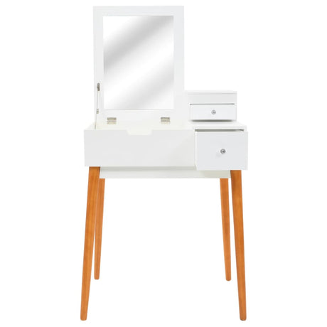 Dressing Table With Mirror Mdf 60X50X86 Cm