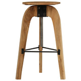 Bar Chairs 2 pcs Solid Acacia Wood