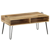 Coffee Table Solid Mango Wood 100X60X45 Cm