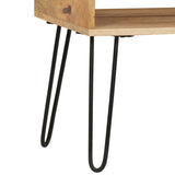 Coffee Table Solid Mango Wood 100X60X45 Cm