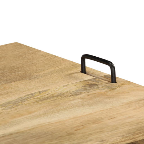 Tv Stand Solid Mango Wood 110X35X45 Cm