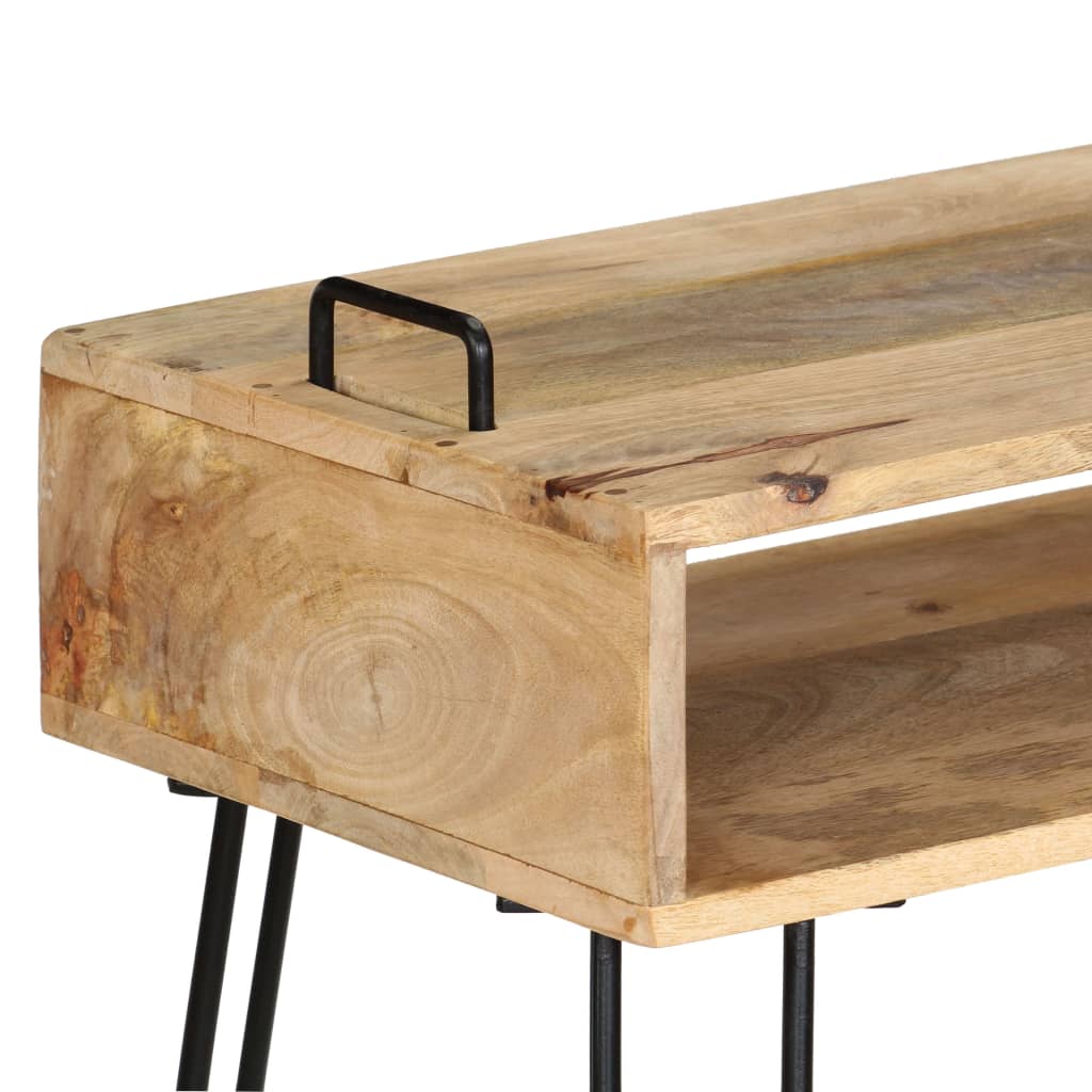 Console Table Solid Mango Wood 115x35x76 cm