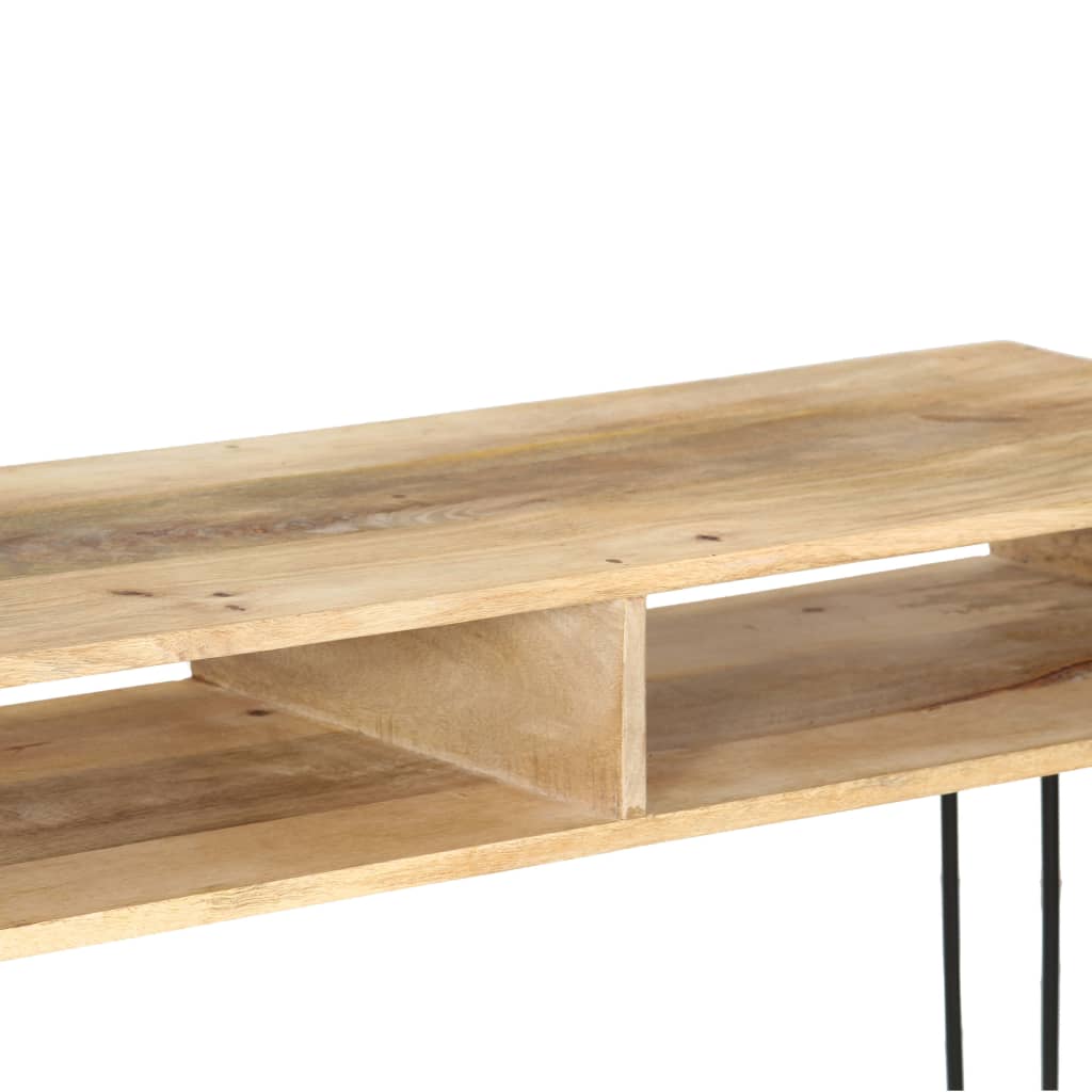 Console Table Solid Mango Wood 115x35x76 cm