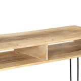 Console Table Solid Mango Wood 115x35x76 cm