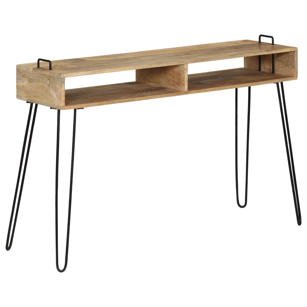 Console Table Solid Mango Wood 115x35x76 cm