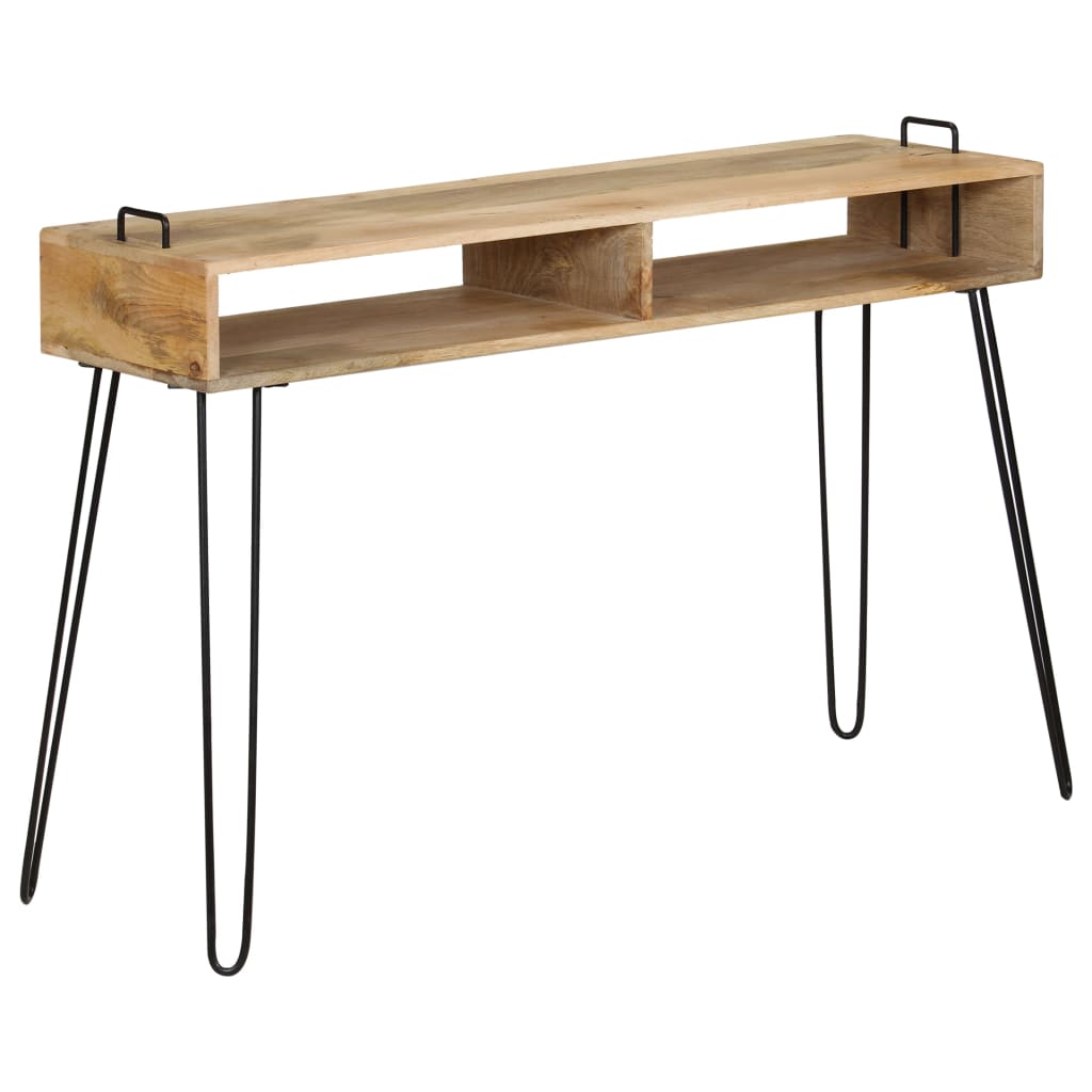 Console Table Solid Mango Wood 115x35x76 cm