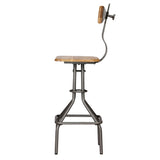 Bar Chairs 2 Pcs Solid Reclaimed Teak Wood