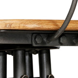 Bar Chairs 2 Pcs Solid Reclaimed Teak Wood