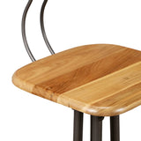 Bar Set 3 Pieces Solid Reclaimed Teak