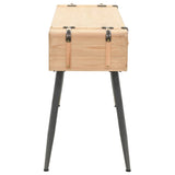 Console Table Solid Fir Wood 115X40.5X76 Cm