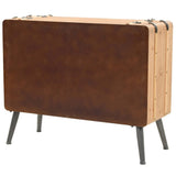 Drawer Cabinet Solid Fir Wood 91X35X73 Cm