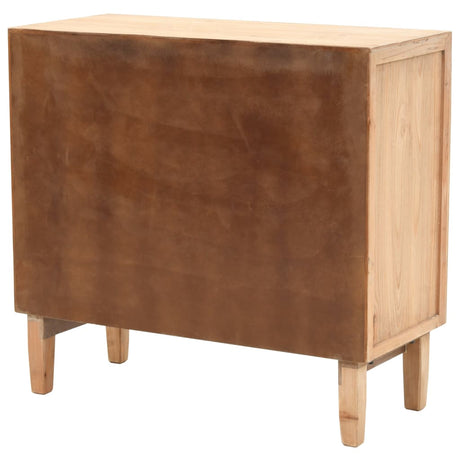 Drawer Cabinet Solid Fir Wood 80X36X75 Cm