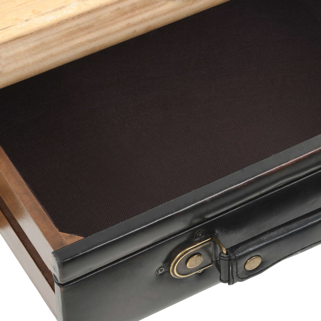 Drawer Cabinet Solid Fir Wood 80X36X75 Cm