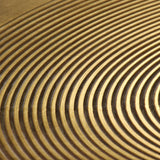 Table Set 2 Pieces Brass-Covered Mdf