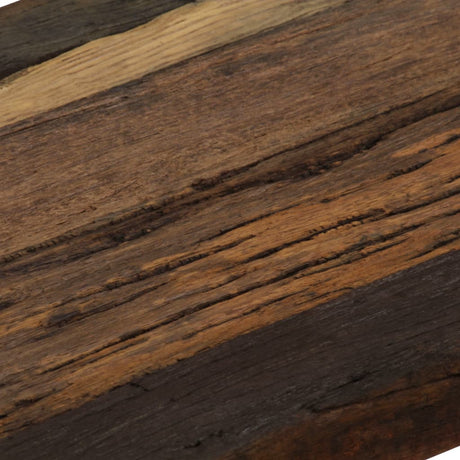 Console Table Reclaimed Wood And Steel 120X35X76 Cm