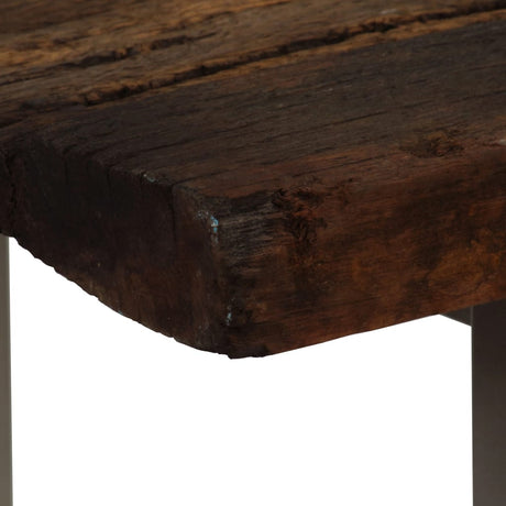 Console Table Reclaimed Wood And Steel 120X35X76 Cm
