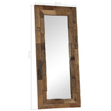 Mirror Solid Reclaimed Wood 50x110 cm