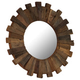 Wall Mirror Solid Reclaimed Wood 70 cm