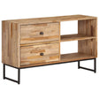 Tv Cabinet Reclaimed Teak Wood 90X30X55 Cm