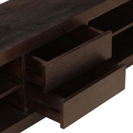 Tv Cabinet Solid Acacia Wood 120X30X40 Cm