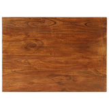 Nesting Table Set 3 Pieces Solid Acacia Wood 50X35X50 Cm Brown