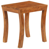 Nesting Table Set 3 Pieces Solid Acacia Wood 50X35X50 Cm Brown