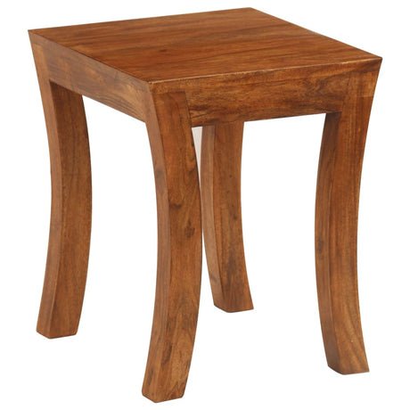 Nesting Table Set 3 Pieces Solid Acacia Wood 50X35X50 Cm Brown