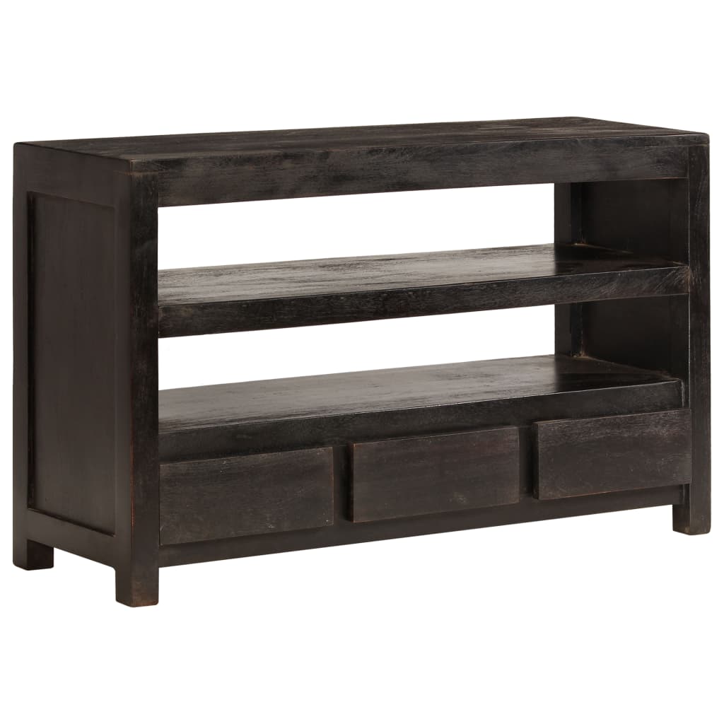 Tv Cabinet Solid Acacia Wood 90X30X55 Cm