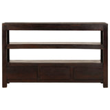 Tv Cabinet Solid Acacia Wood 90X30X55 Cm