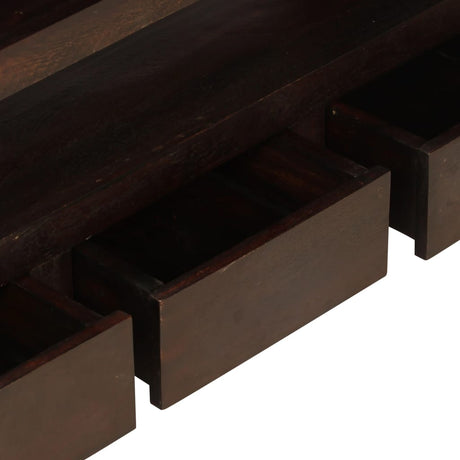 Tv Cabinet Solid Acacia Wood 90X30X55 Cm