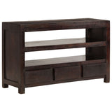 Tv Cabinet Solid Acacia Wood 90X30X55 Cm