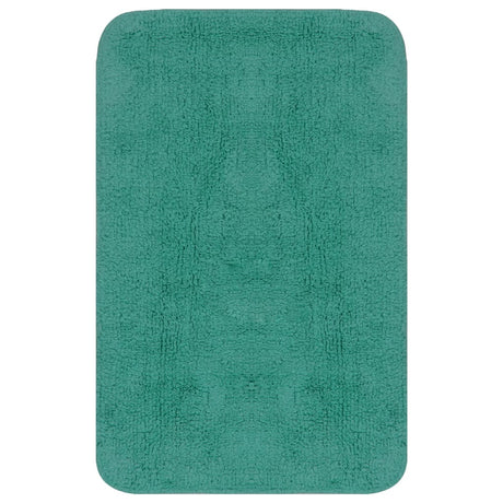 Bathroom Mat Set 3 Pieces Fabric