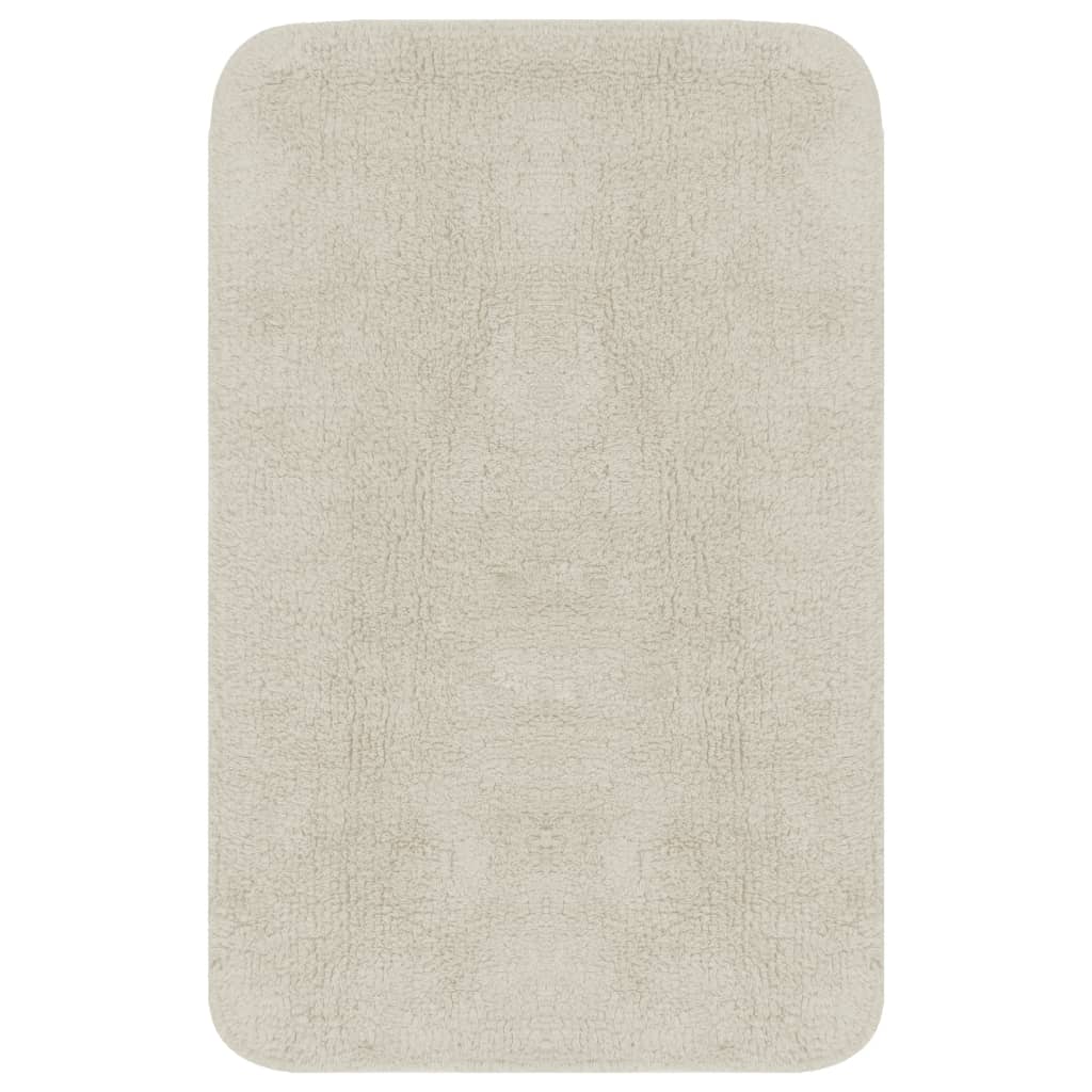 Bathroom Mat Set 2 Pieces Fabric