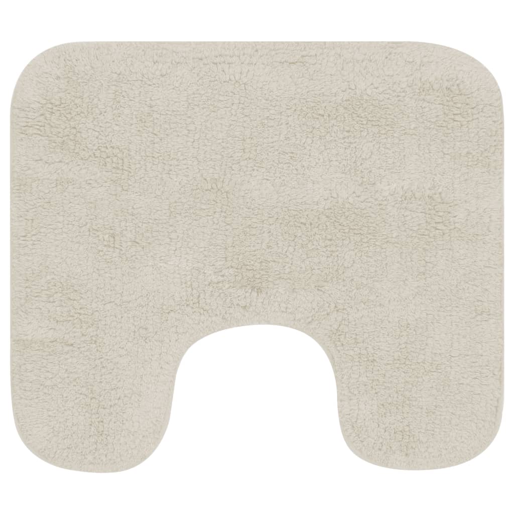 Bathroom Mat Set 2 Pieces Fabric