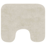 Bathroom Mat Set 2 Pieces Fabric