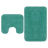 Bathroom Mat Set 2 Pieces Fabric