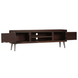 Tv Cabinet Solid Reclaimed Wood 140X30X45 Cm