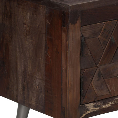Tv Cabinet Solid Reclaimed Wood 140X30X45 Cm