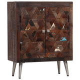 Sideboard Solid Reclaimed Wood 60X30X76 Cm