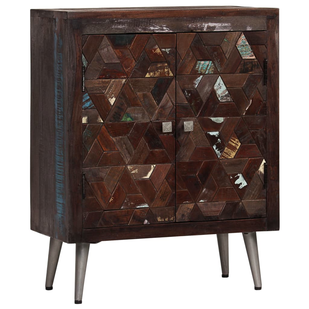 Sideboard Solid Reclaimed Wood 60X30X76 Cm