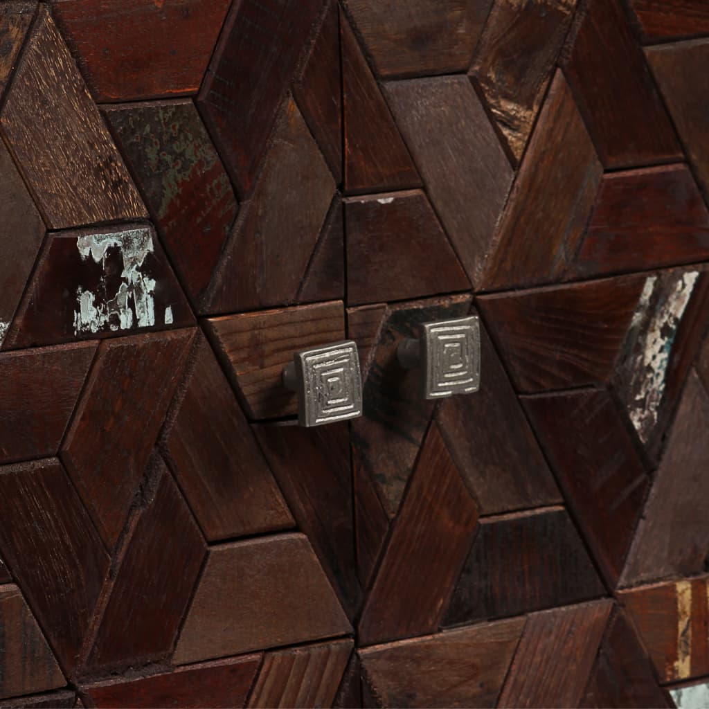 Sideboard Solid Reclaimed Wood 60X30X76 Cm