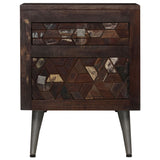 Bedside Cabinet Solid Reclaimed Wood 40X30X50 Cm
